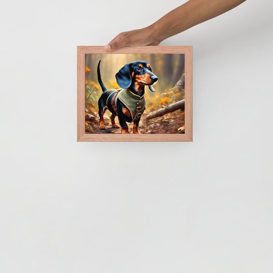 Dachshund- Framed poster v3