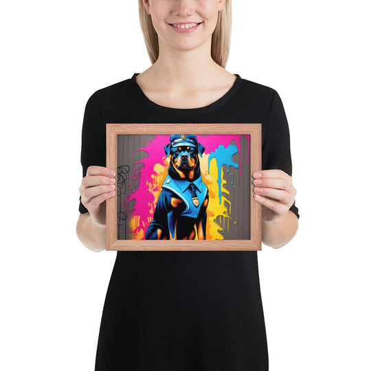 Rottweiler- Framed poster