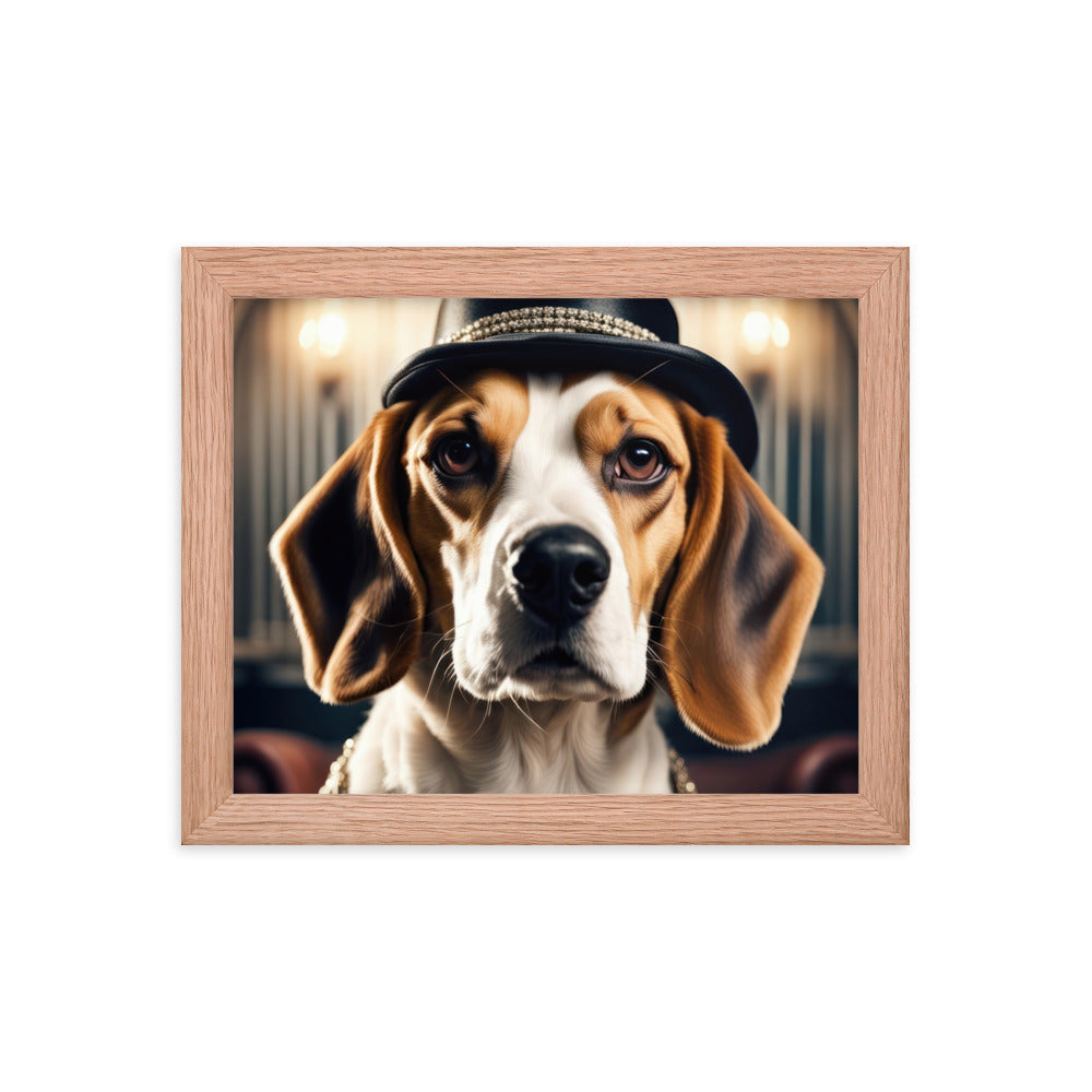 Beagle- Framed poster