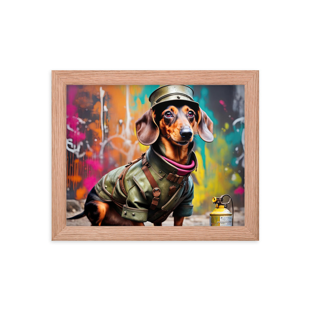 Dachshund- Framed poster