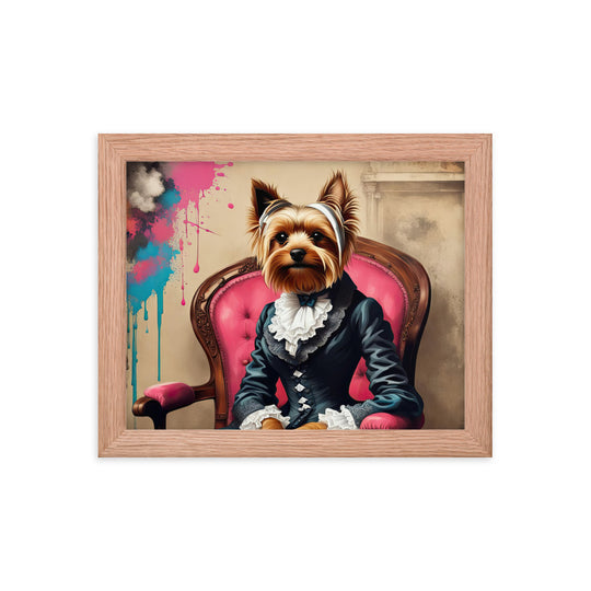 Yorkshire Terrier- Framed poster v3