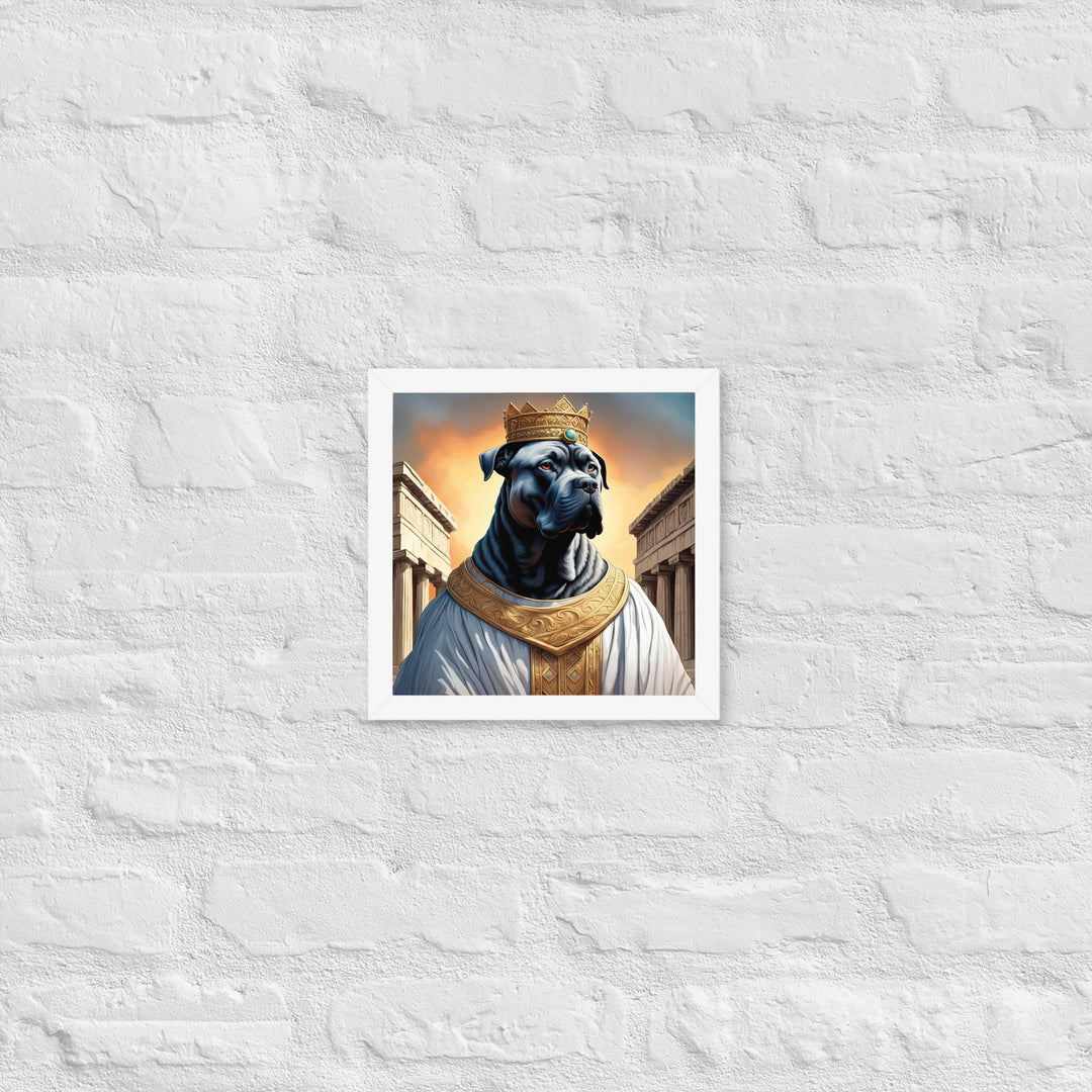 Framed poster-Cane Corso V2