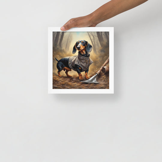 Dachshund- Framed poster v2