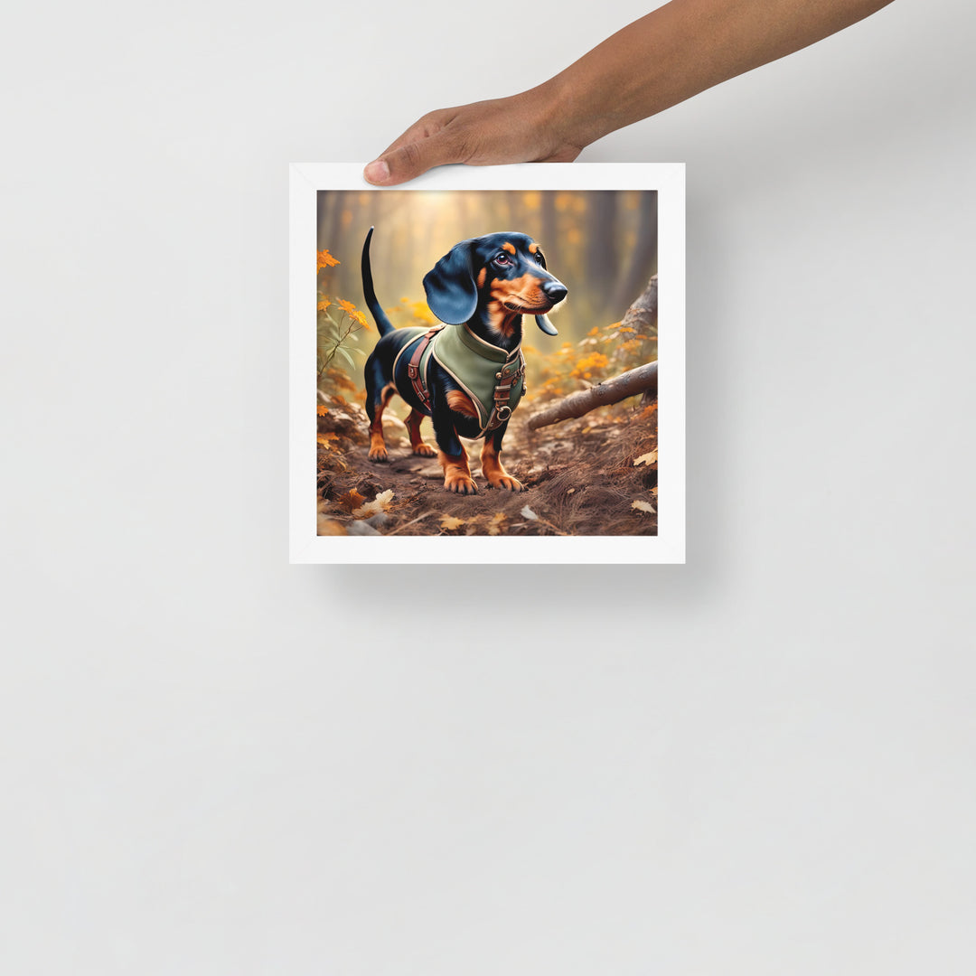 Dachshund- Framed poster v3