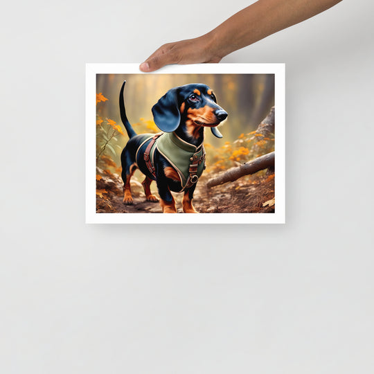 Dachshund- Framed poster v3