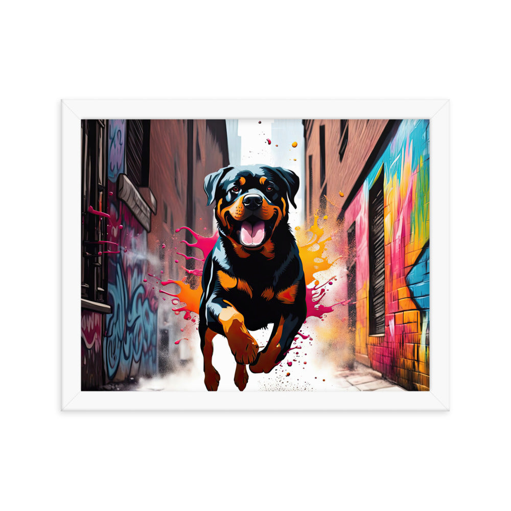 Rottweiler- Framed poster v5