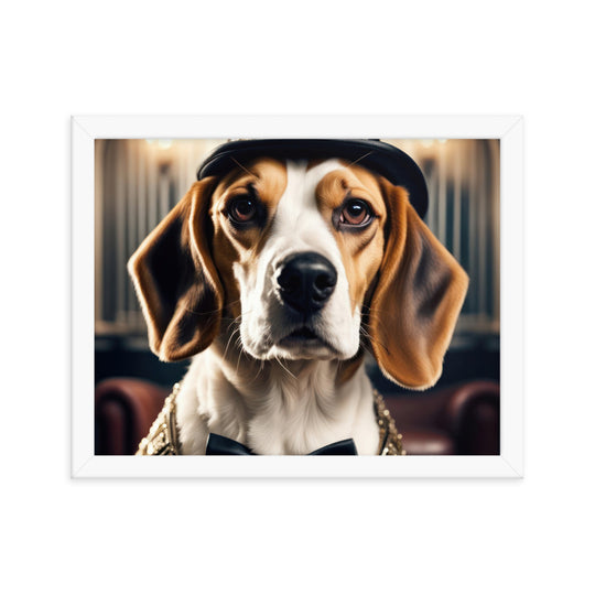 Beagle- Framed poster