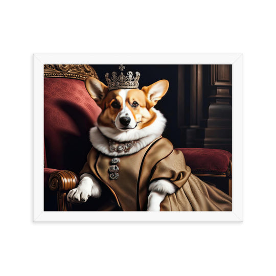 Pembroke Welsh Corgi- Framed poster
