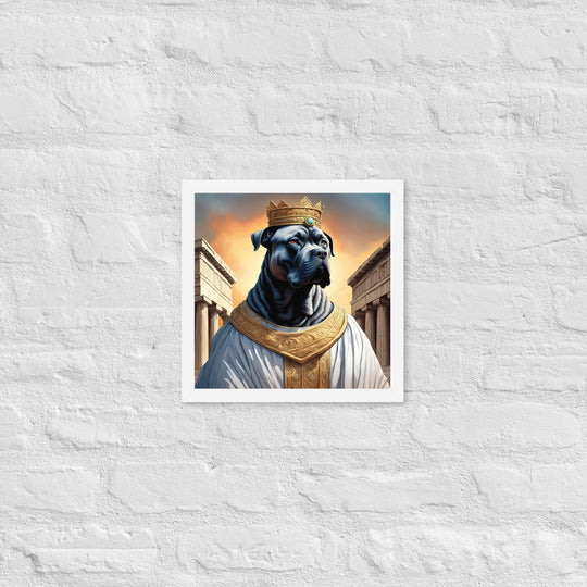 Framed poster-Cane Corso V2