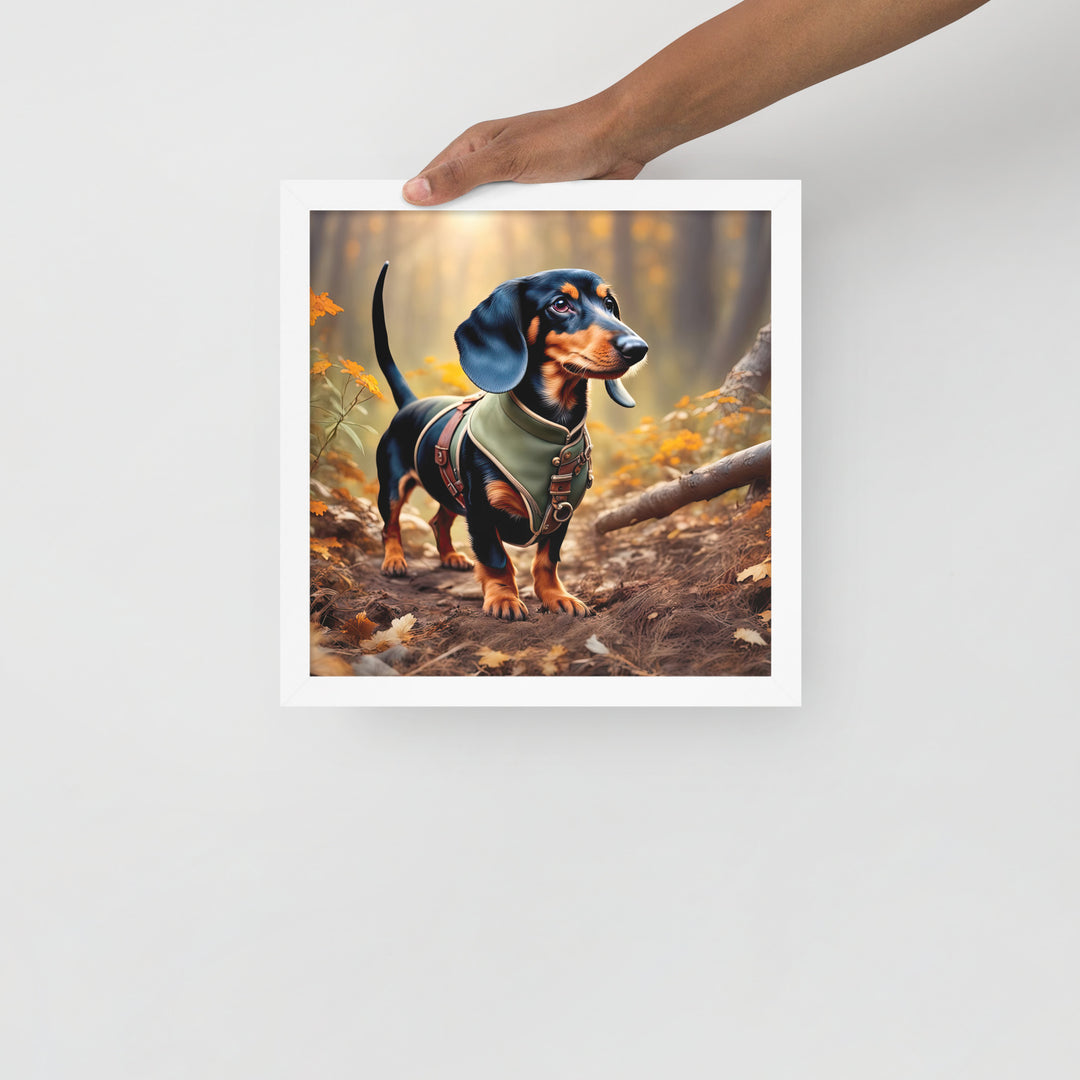 Dachshund- Framed poster v3