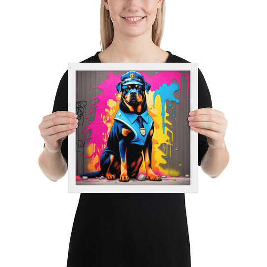 Rottweiler- Framed poster