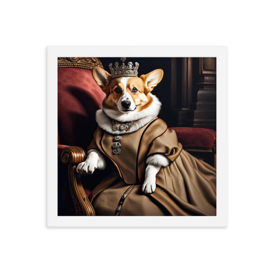 Pembroke Welsh Corgi- Framed poster