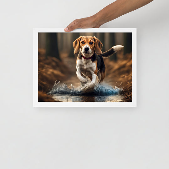 Beagle- Framed poster V3