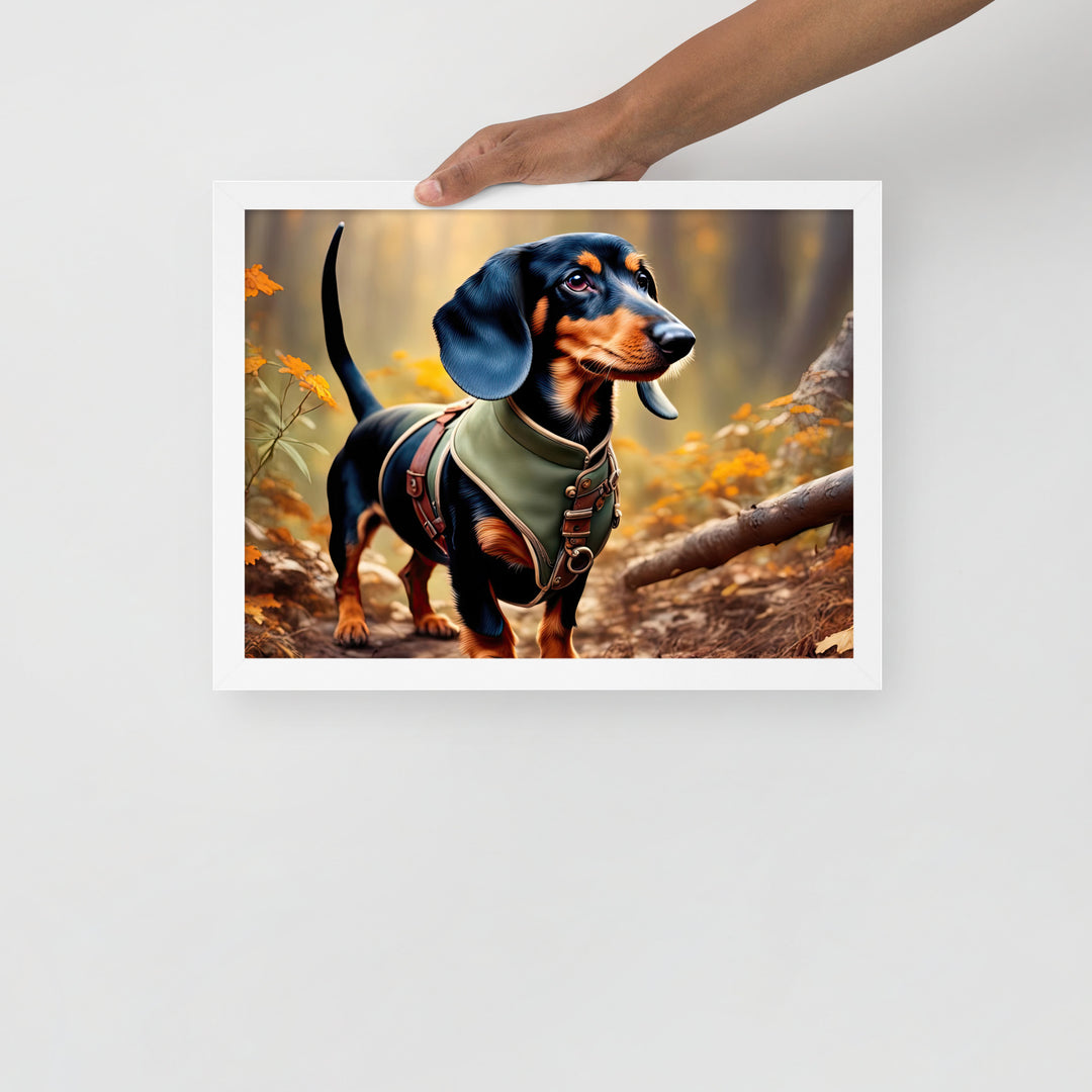 Dachshund- Framed poster v3