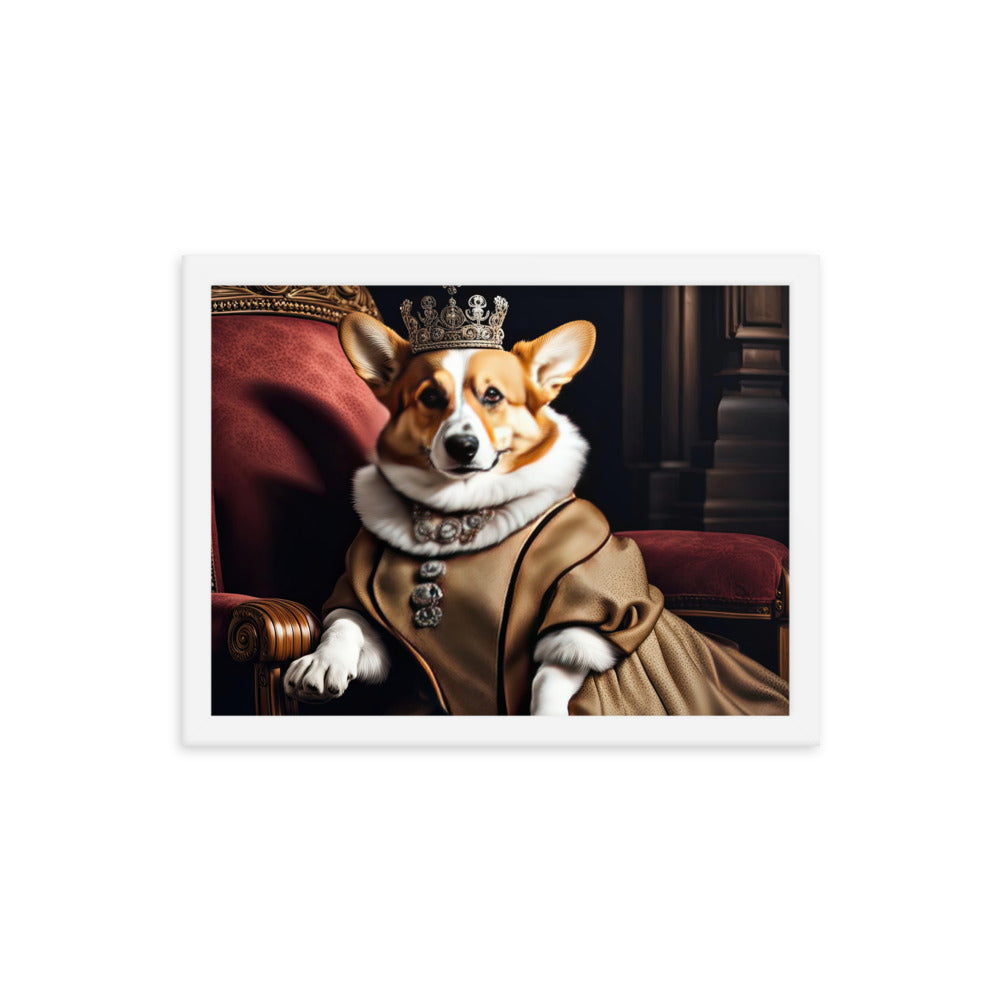 Pembroke Welsh Corgi- Framed poster
