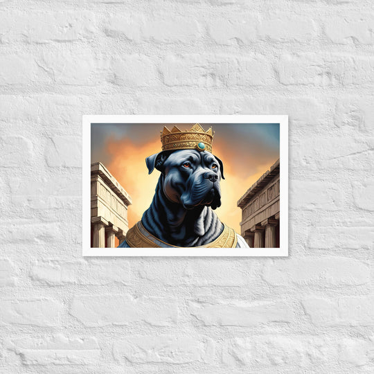 Framed poster-Cane Corso V2