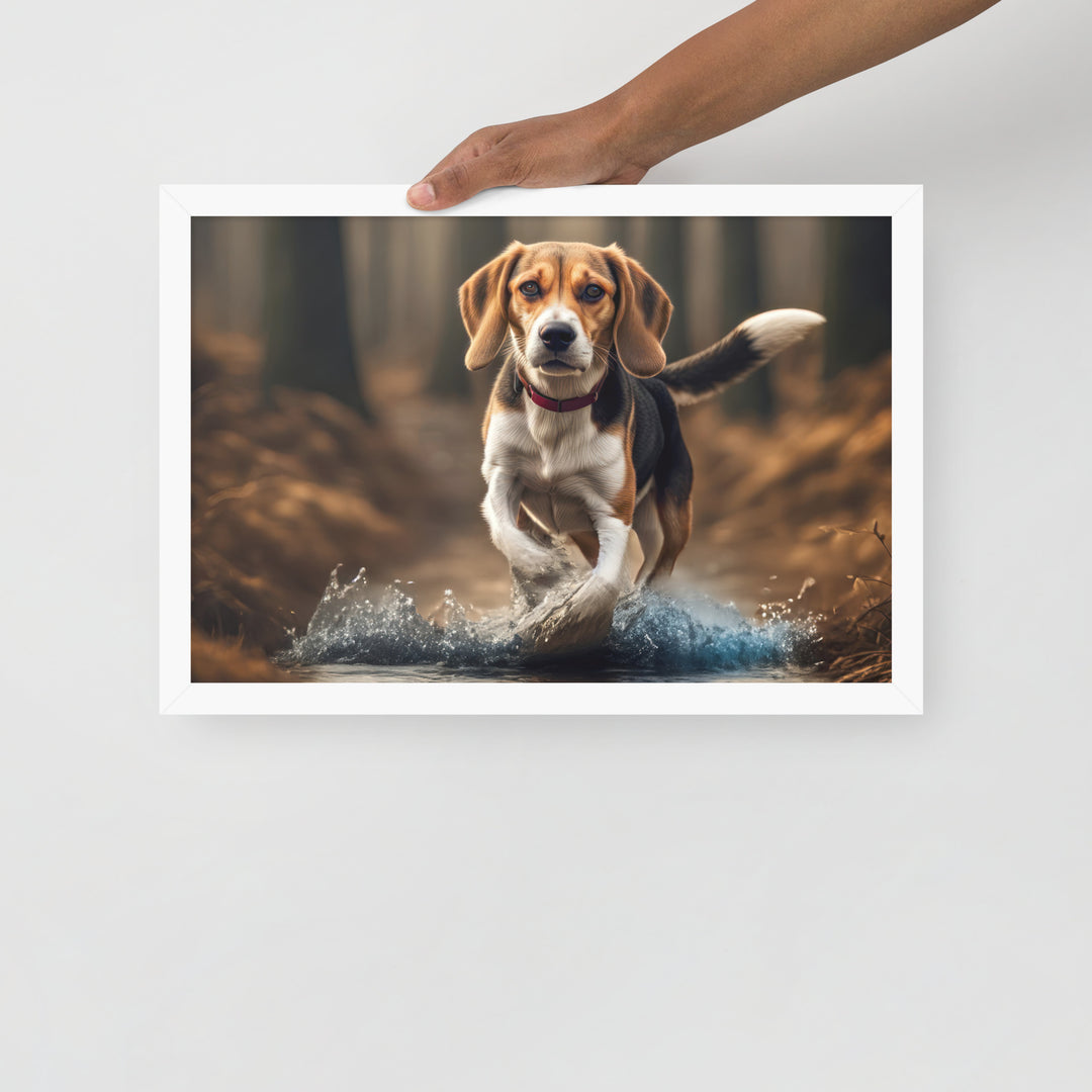 Beagle- Framed poster V3