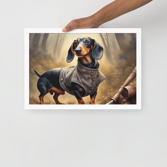 Dachshund- Framed poster v2