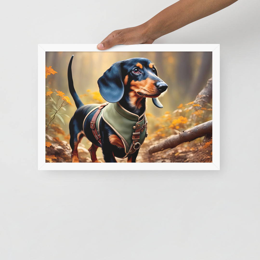 Dachshund- Framed poster v3