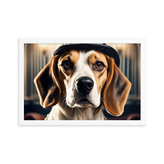 Beagle- Framed poster