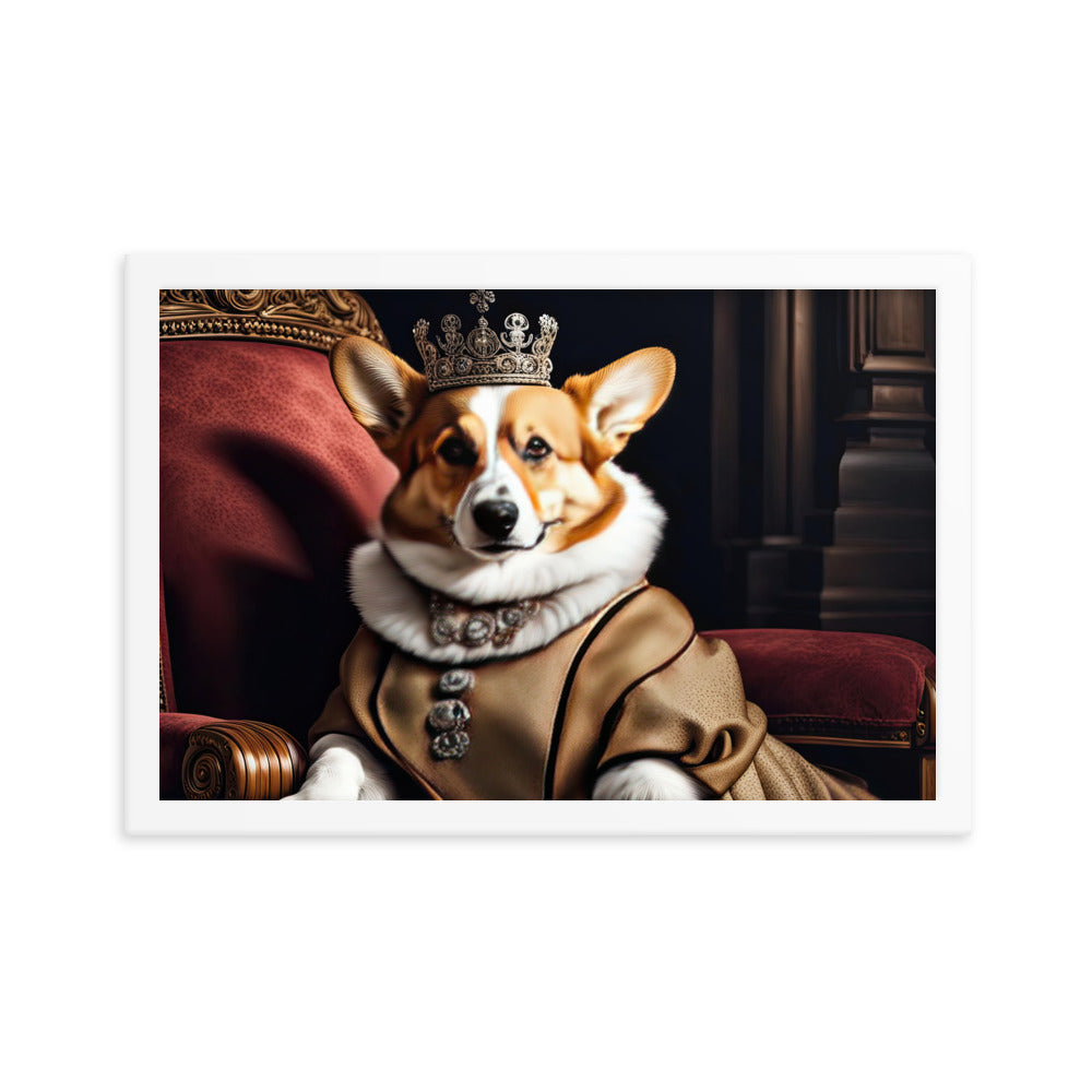 Pembroke Welsh Corgi- Framed poster