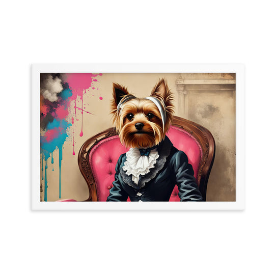 Yorkshire Terrier- Framed poster v3