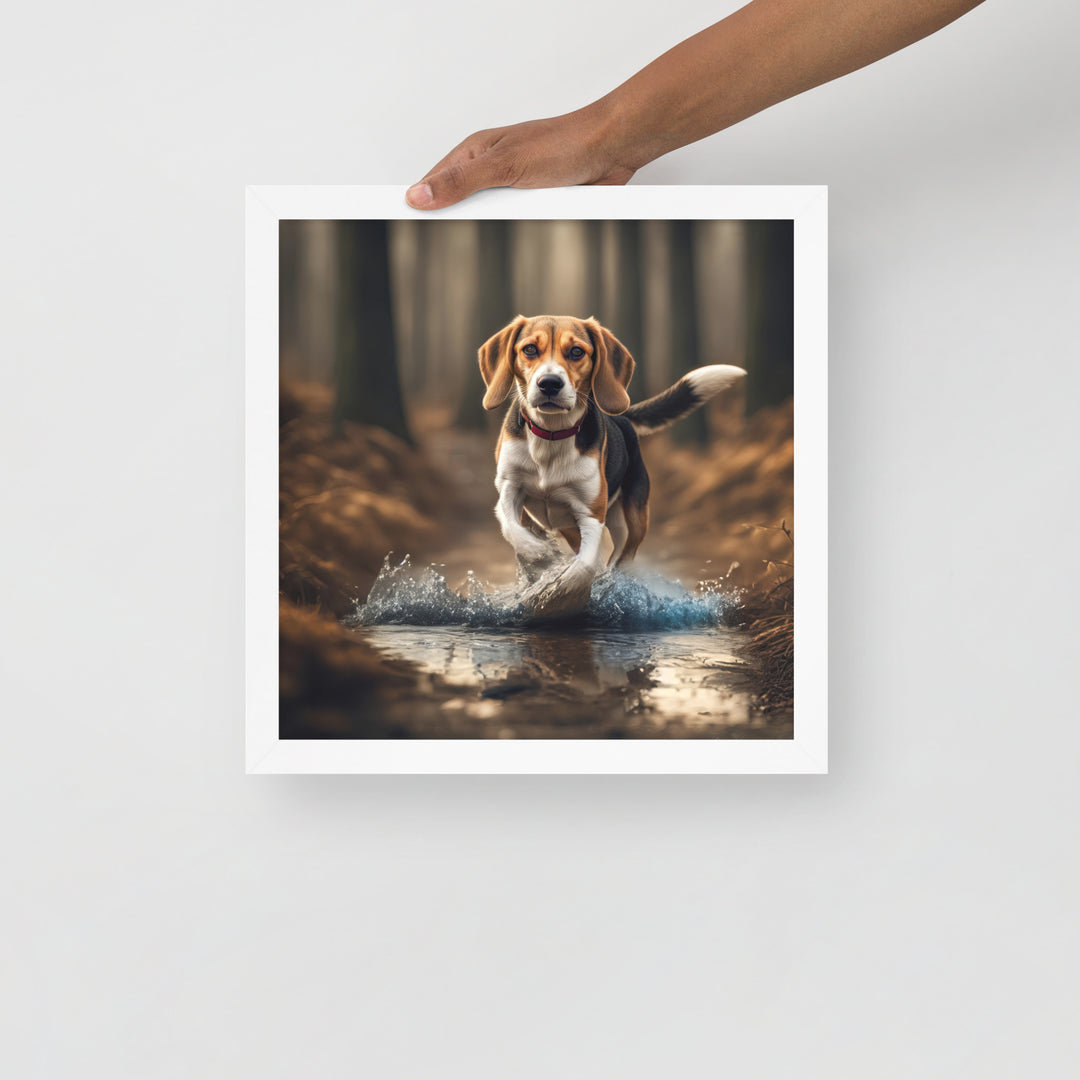 Beagle- Framed poster V3