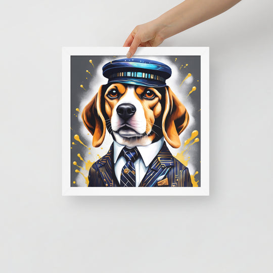 Beagle- Framed poster V5