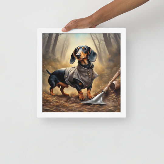 Dachshund- Framed poster v2