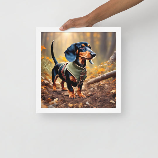 Dachshund- Framed poster v3