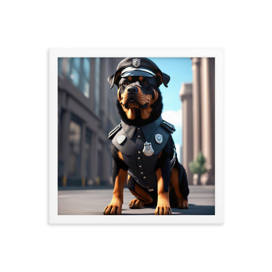 Rottweiler- Framed poster v3