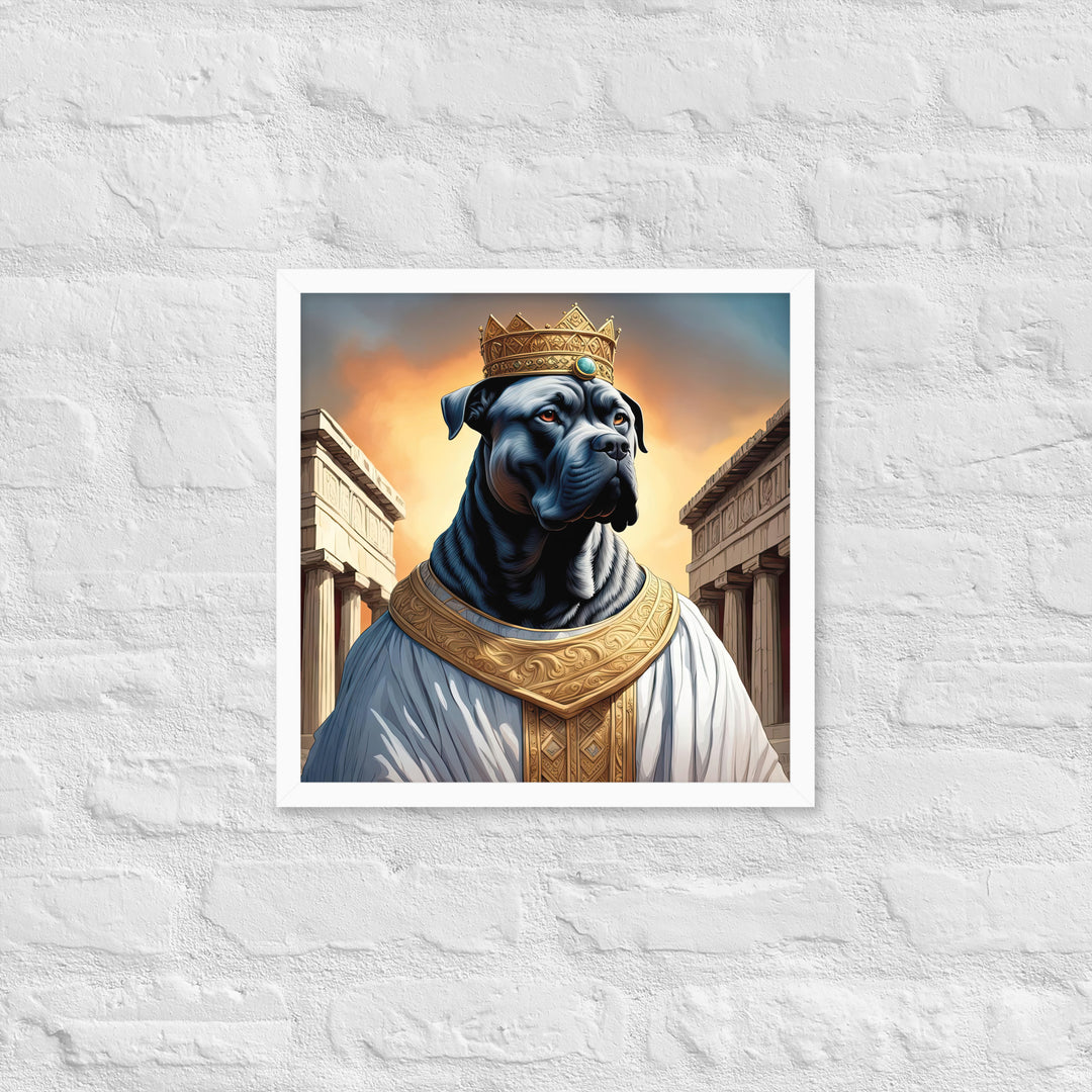 Framed poster-Cane Corso V2