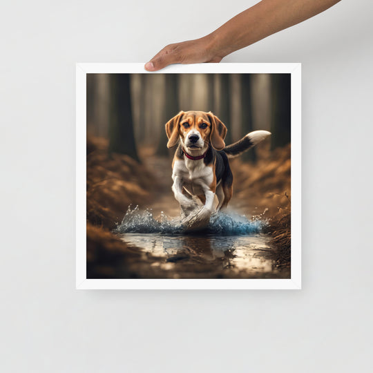 Beagle- Framed poster V3