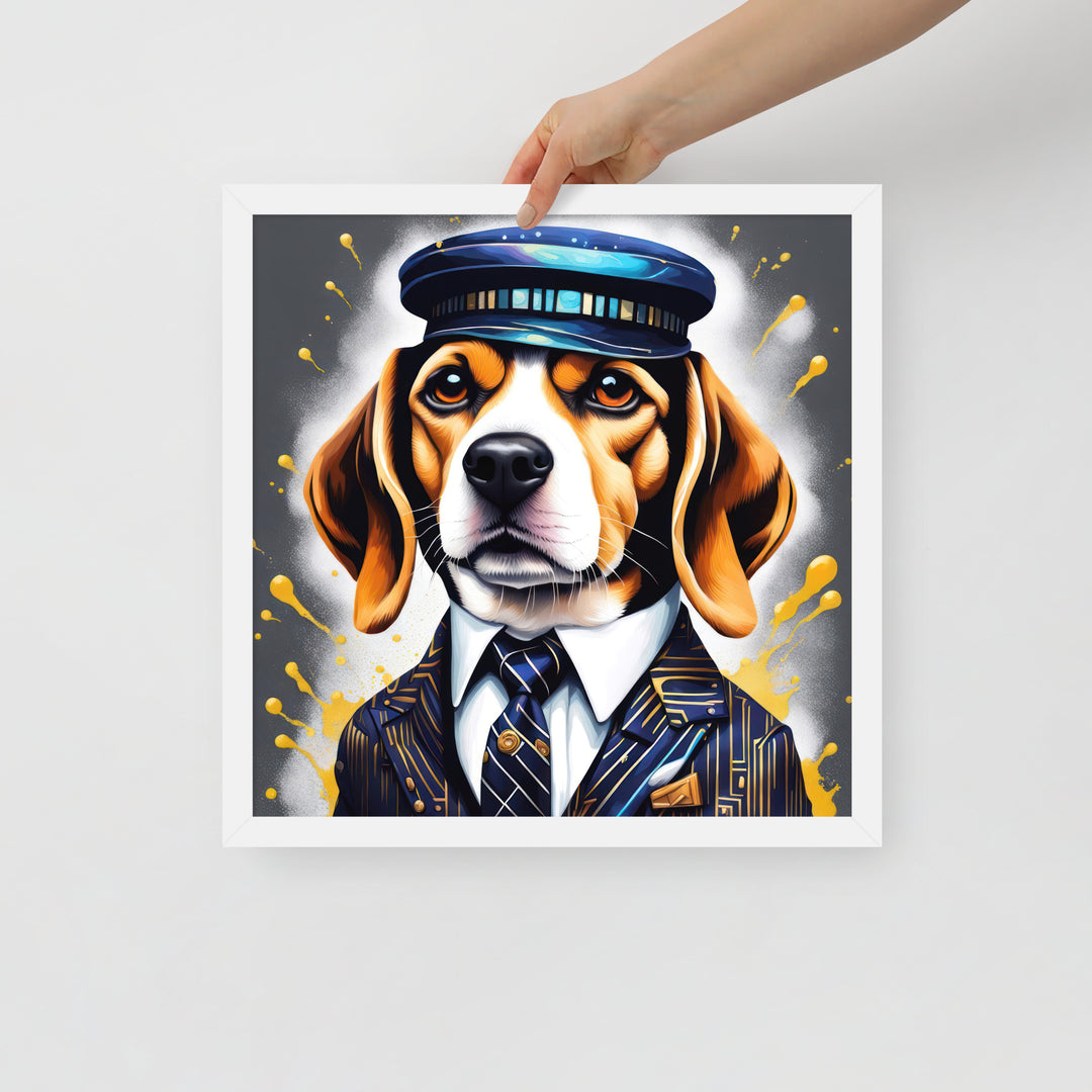 Beagle- Framed poster V5