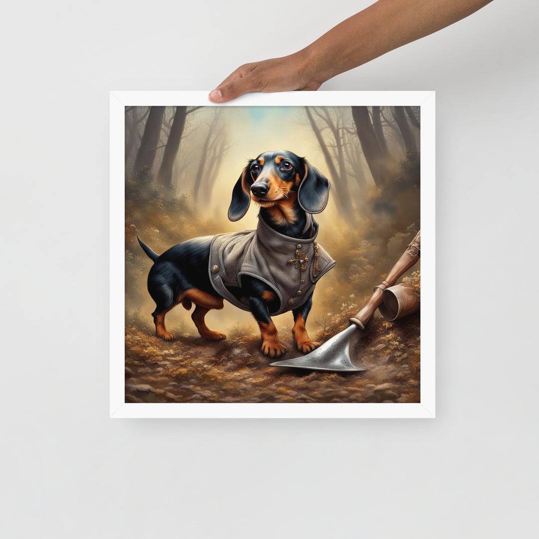 Dachshund- Framed poster v2