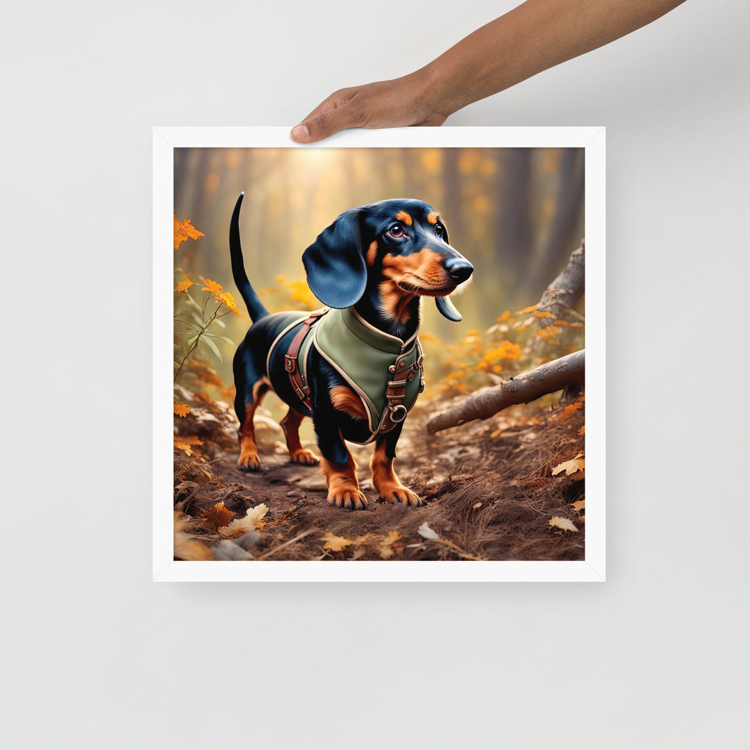 Dachshund- Framed poster v3