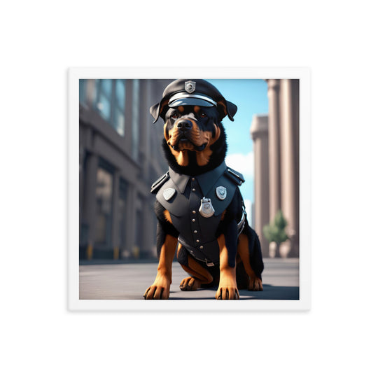 Rottweiler- Framed poster v3