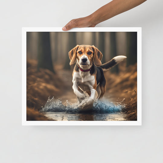 Beagle- Framed poster V3