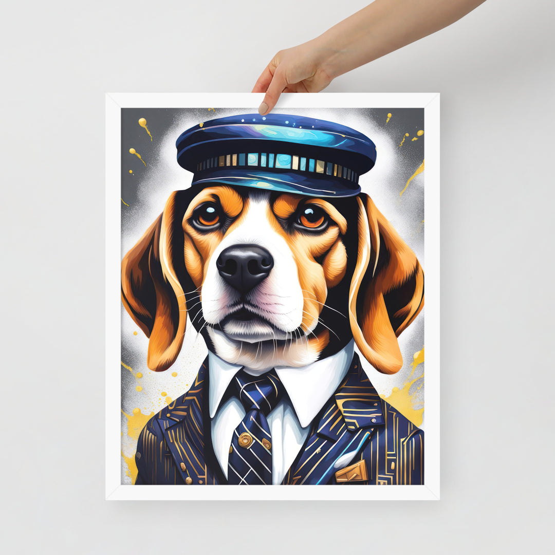 Beagle- Framed poster V5