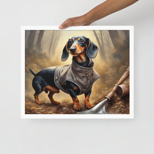 Dachshund- Framed poster v2