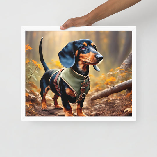 Dachshund- Framed poster v3