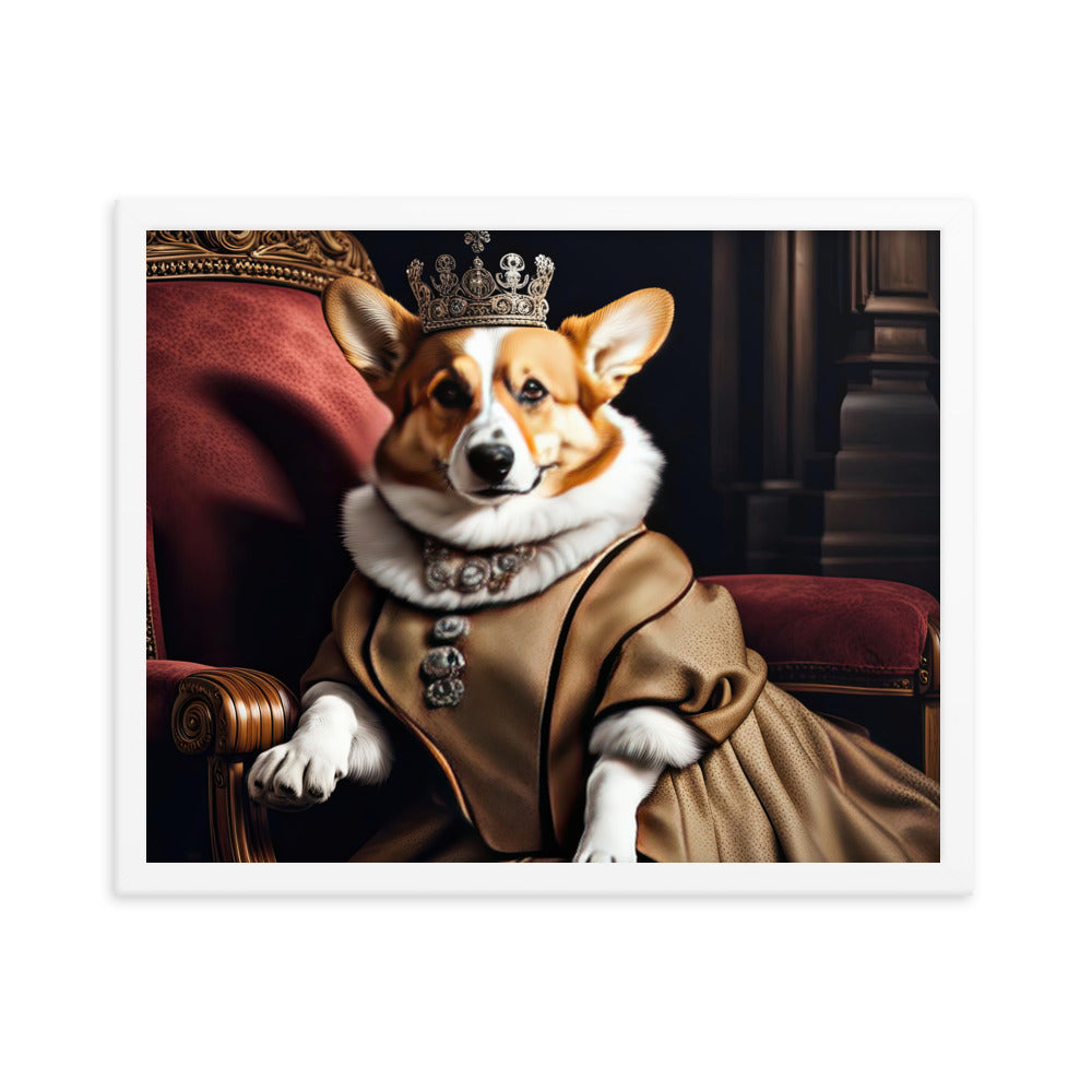 Pembroke Welsh Corgi- Framed poster