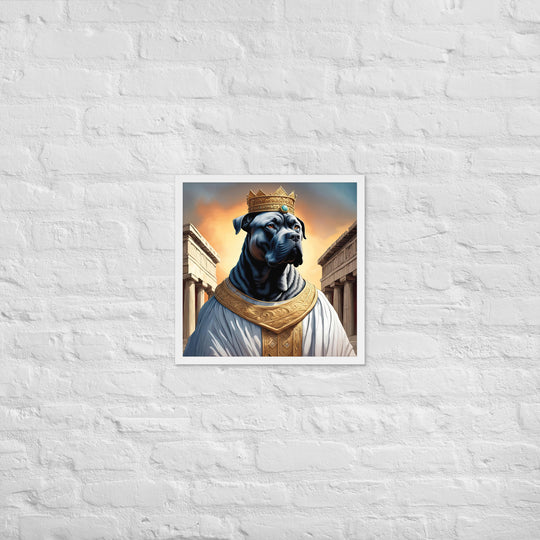 Framed poster-Cane Corso V2