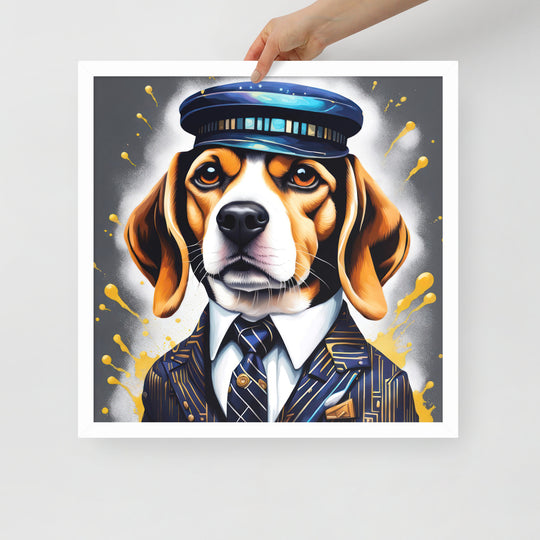 Beagle- Framed poster V5