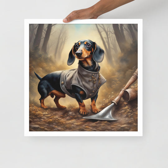 Dachshund- Framed poster v2