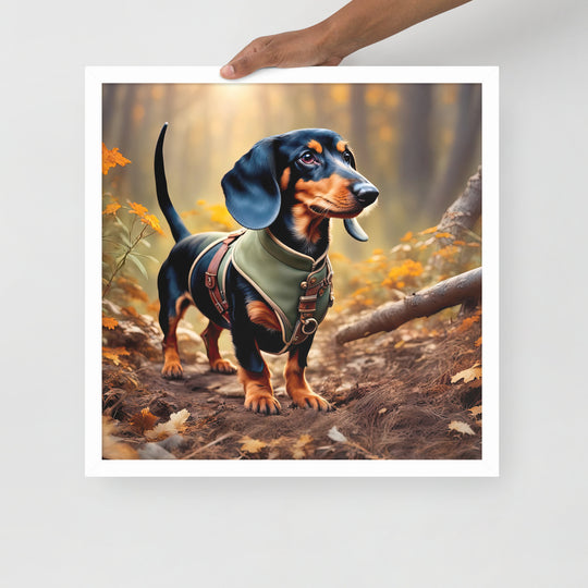 Dachshund- Framed poster v3