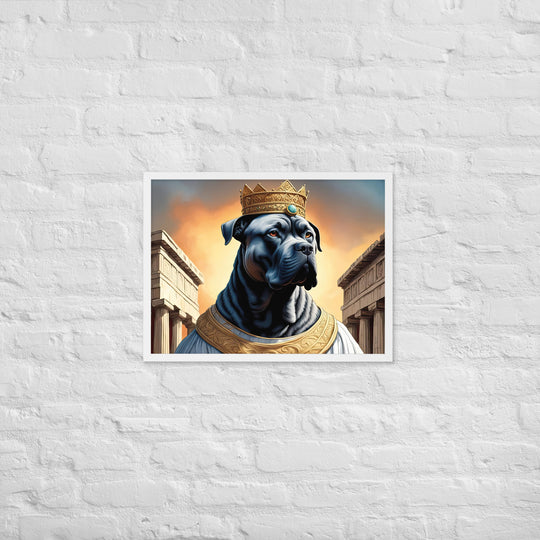 Framed poster-Cane Corso V2