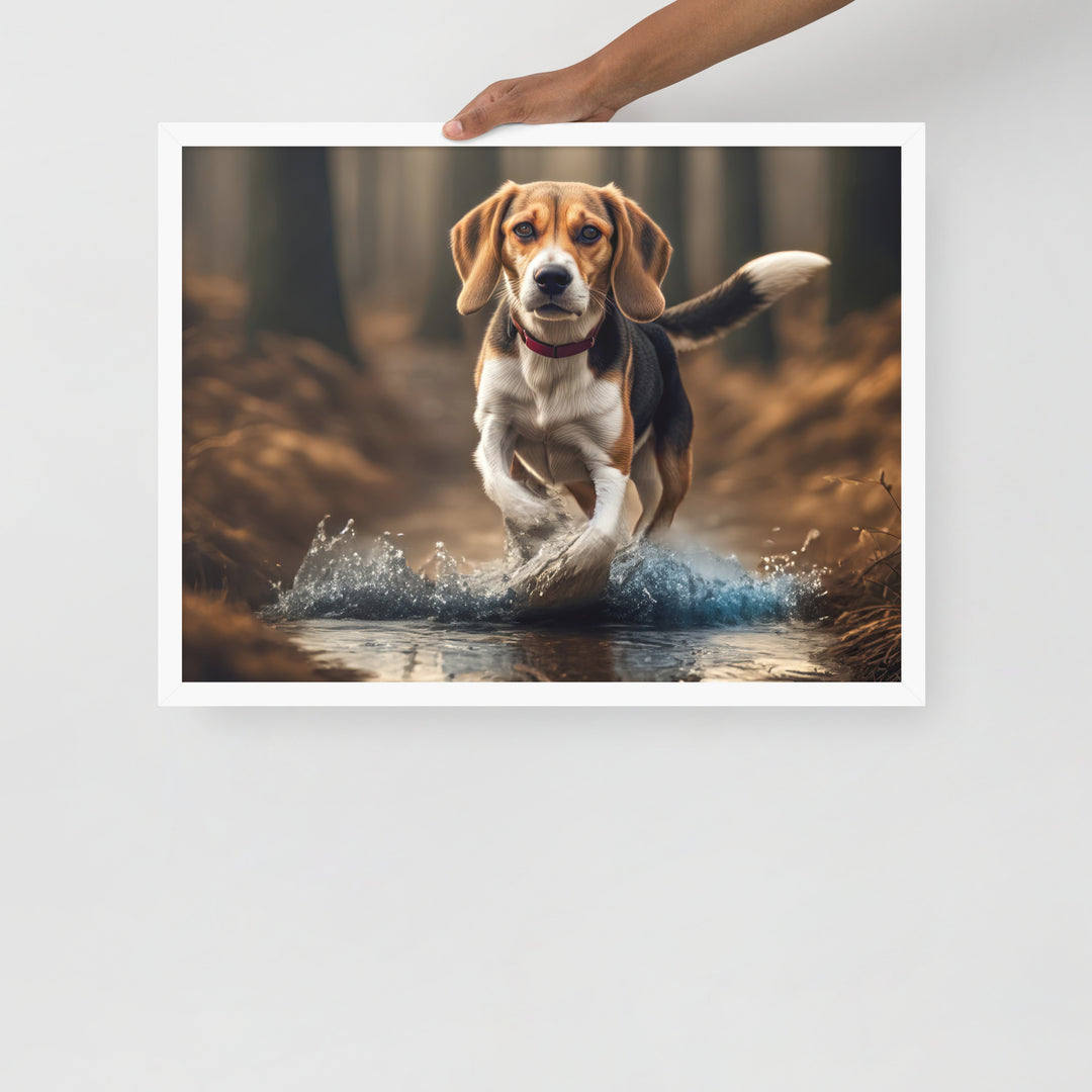 Beagle- Framed poster V3