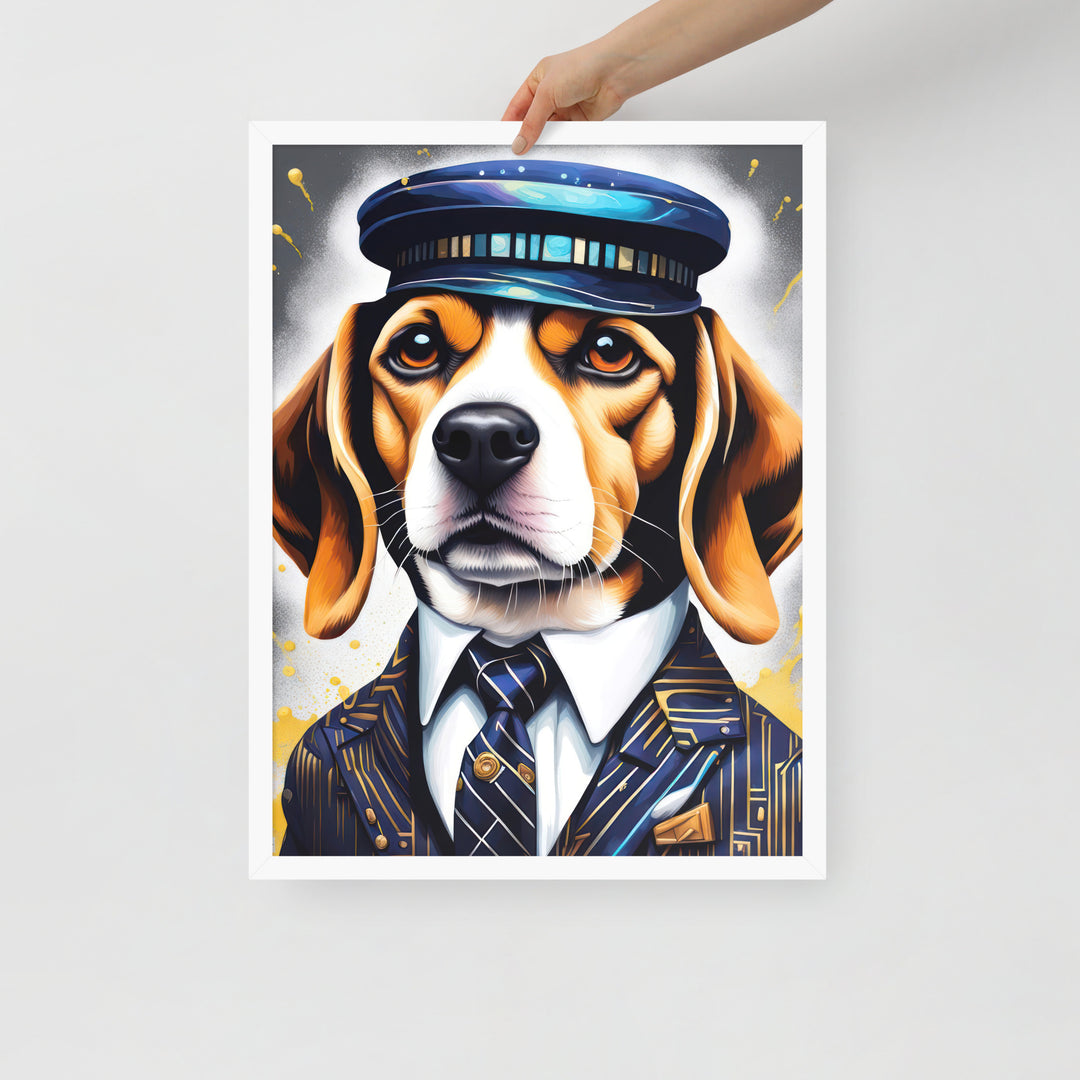 Beagle- Framed poster V5