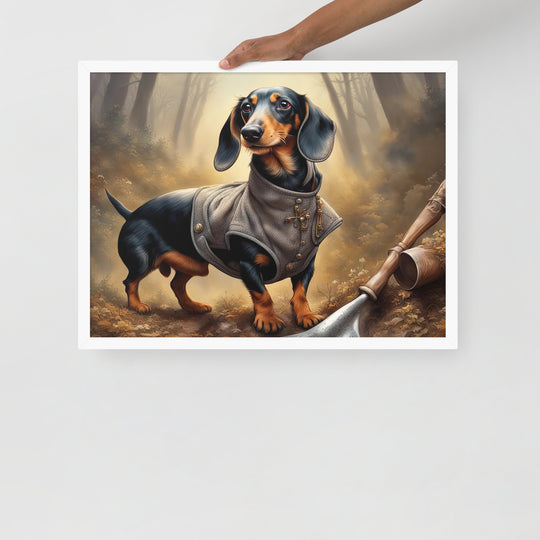 Dachshund- Framed poster v2